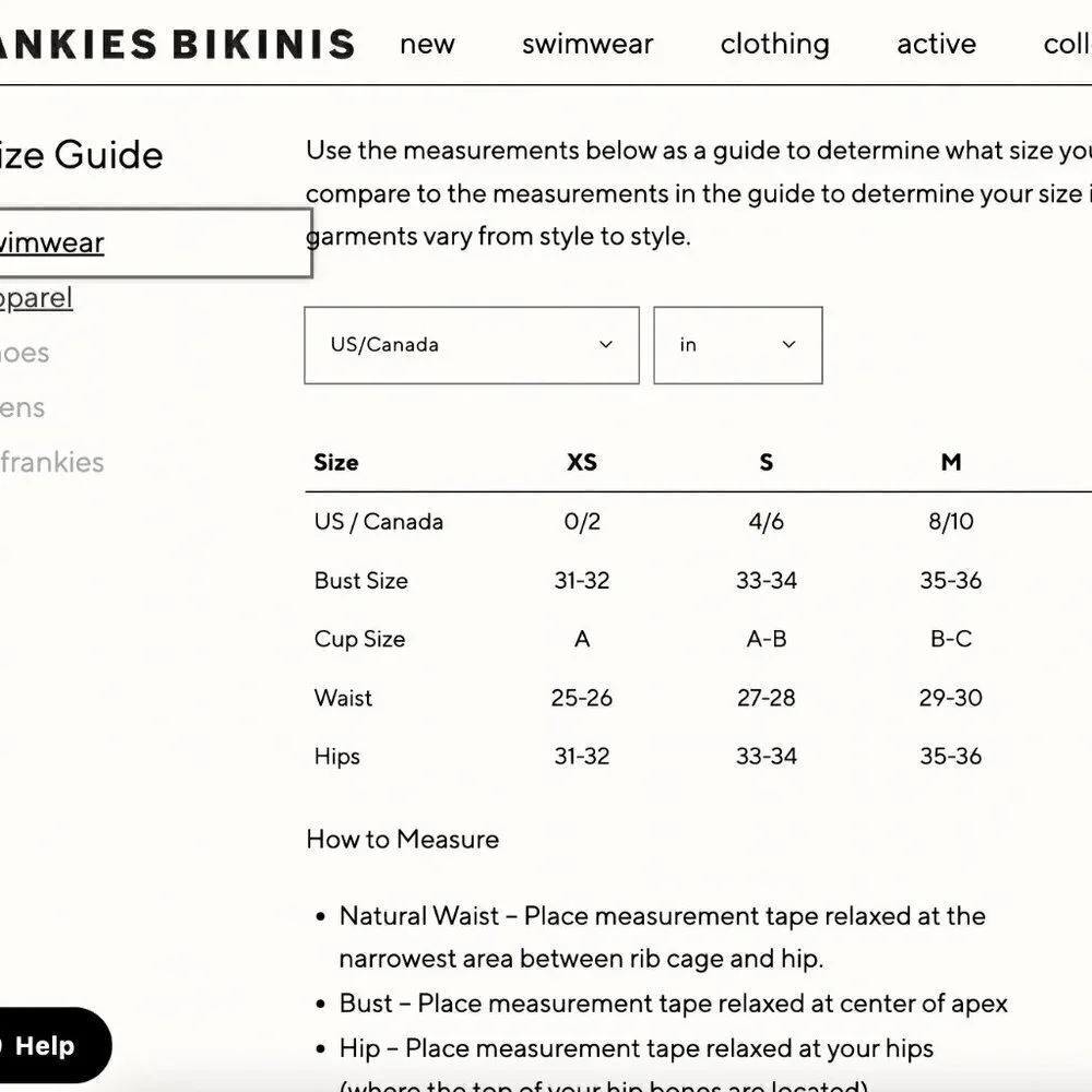 Frankies Bikinis Ribbed Drew Bikini Top XS Black‎